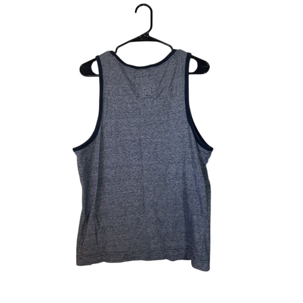 Abercrombie & Fitch Blue Muscle Tank Top Casual Sleeveless Shirt Men Sz L - Picture 2 of 6